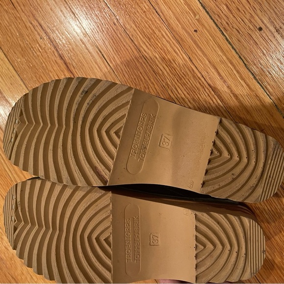 Tretorn Navy Sven Clogs Leather and Wood Size 37 - Picture 3 of 4